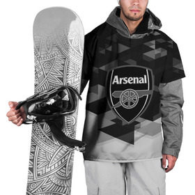 Накидка на куртку 3D с принтом FC Arsenal sport geometry 2018 в городе Новоалтайск, 100% полиэстер |  | Тематика изображения на принте: 