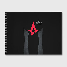 Альбом для рисования с принтом Astalis - The Form в городе Новоалтайск, 100% бумага
 | матовая бумага, плотность 200 мг. | 0x000000123 | astralis | csgo | form | астралис | ксго | форма