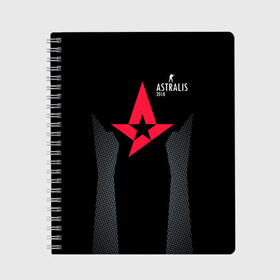 Тетрадь с принтом Astalis - The Form в городе Новоалтайск, 100% бумага | 48 листов, плотность листов — 60 г/м2, плотность картонной обложки — 250 г/м2. Листы скреплены сбоку удобной пружинной спиралью. Уголки страниц и обложки скругленные. Цвет линий — светло-серый
 | 0x000000123 | astralis | csgo | form | астралис | ксго | форма