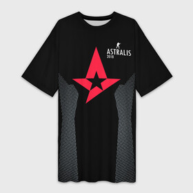 Платье-футболка 3D с принтом Astalis   The Form в городе Новоалтайск,  |  | 0x000000123 | astralis | csgo | form | астралис | ксго | форма