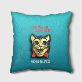 Подушка 3D с принтом Master and Margarita в городе Новоалтайск, наволочка – 100% полиэстер, наполнитель – холлофайбер (легкий наполнитель, не вызывает аллергию). | состоит из подушки и наволочки. Наволочка на молнии, легко снимается для стирки | 