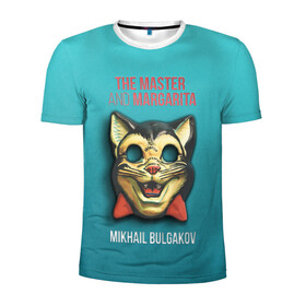 Мужская футболка 3D спортивная с принтом Master and Margarita в городе Новоалтайск, 100% полиэстер с улучшенными характеристиками | приталенный силуэт, круглая горловина, широкие плечи, сужается к линии бедра | 
