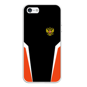 Чехол для iPhone 5/5S матовый с принтом Russia в городе Новоалтайск, Силикон | Область печати: задняя сторона чехла, без боковых панелей | ru | rus | герб | двуглавый | знак | империя | надпись | орел | патриот | российская | российский | россия | русич | русская | русский | русь | рф | символ | страна | федерация | флаг | флага | цвета