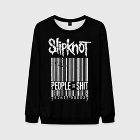 Мужской свитшот 3D с принтом Slipknot People в городе Новоалтайск, 100% полиэстер с мягким внутренним слоем | круглый вырез горловины, мягкая резинка на манжетах и поясе, свободная посадка по фигуре | alternative | iowa | metal | nu | slipknot | slipnot | taylor | метал | слипкнот | слипнот