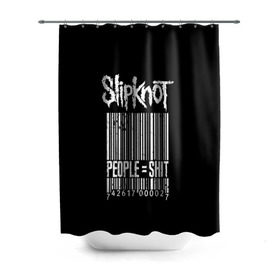 Штора 3D для ванной с принтом Slipknot People в городе Новоалтайск, 100% полиэстер | плотность материала — 100 г/м2. Стандартный размер — 146 см х 180 см. По верхнему краю — пластиковые люверсы для креплений. В комплекте 10 пластиковых колец | alternative | iowa | metal | nu | slipknot | slipnot | taylor | метал | слипкнот | слипнот