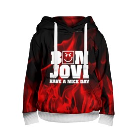 Детская толстовка 3D с принтом BON JOVI в городе Новоалтайск, 100% полиэстер | двухслойный капюшон со шнурком для регулировки, мягкие манжеты на рукавах и по низу толстовки, спереди карман-кенгуру с мягким внутренним слоем | bon jovi | альтернативный хип хоп | группа | инди поп | музыка | музыкальное произведение | ноты | регги | рок | синти поп