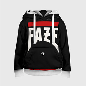 Детская толстовка 3D с принтом Faze Clan (Season 2018/19) в городе Новоалтайск, 100% полиэстер | двухслойный капюшон со шнурком для регулировки, мягкие манжеты на рукавах и по низу толстовки, спереди карман-кенгуру с мягким внутренним слоем | 0x000000123 | csgo | faze | клан | ксго | фейз