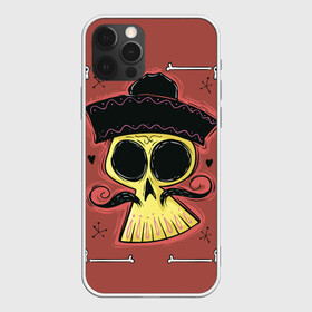 Чехол для iPhone 12 Pro Max с принтом Dia de los Muertos в городе Новоалтайск, Силикон |  | череп