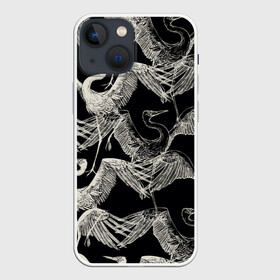 Чехол для iPhone 13 mini с принтом Белые Птицы в городе Новоалтайск,  |  | Тематика изображения на принте: аист | цапля