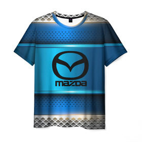 Мужская футболка 3D с принтом MAZDA sport collection в городе Новоалтайск, 100% полиэфир | прямой крой, круглый вырез горловины, длина до линии бедер | auto | automobile | car | carbon | machine | mazda | motor | motor car | sport car | автомашина | бренд | легковой автомобиль | мазда | марка | спортивный автомобиль | тачка