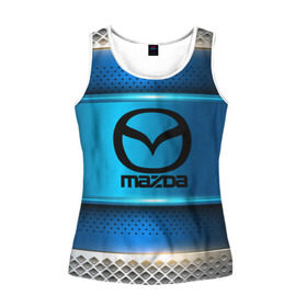 Женская майка 3D с принтом MAZDA sport collection в городе Новоалтайск, 100% полиэстер | круглая горловина, прямой силуэт, длина до линии бедра | auto | automobile | car | carbon | machine | mazda | motor | motor car | sport car | автомашина | бренд | легковой автомобиль | мазда | марка | спортивный автомобиль | тачка