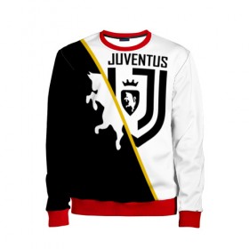 Детский свитшот 3D с принтом JUVENTUS FOOTBALL POINT в городе Новоалтайск, 100% полиэстер | свободная посадка, прямой крой, мягкая тканевая резинка на рукавах и понизу свитшота | cr7 | juve | juventus | ronaldo | роналдо | спорт | футбол | ювентус
