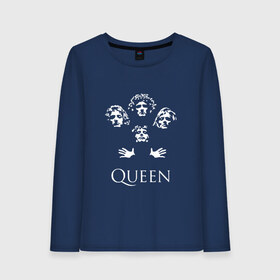 Женский лонгслив хлопок с принтом Queen в городе Новоалтайск, 100% хлопок |  | paul rodgers | queen | quen | брайан мэй | глэм | группа | джон дикон | квин | королева | куин | меркури | меркьюри | мэркури | поп | роджер тейлор | рок | фредди | фреди | хард | хардрок