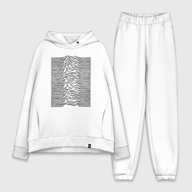 Женский костюм хлопок Oversize с принтом Unknown Pleasures в городе Новоалтайск,  |  | ian curtis | joy division | rock | unknown pleasures | иэн кёртис | рок