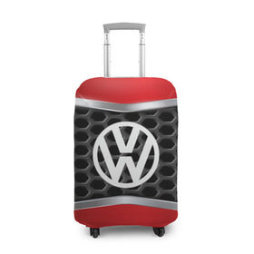 Чехол для чемодана 3D с принтом VOLKSWAGEN  в городе Новоалтайск, 86% полиэфир, 14% спандекс | двустороннее нанесение принта, прорези для ручек и колес | auto | automobile | car | carbon | machine | motor | motor car | sport car | volkswagen | автомашина | бренд | легковой автомобиль | марка | спортивный автомобиль | тачка