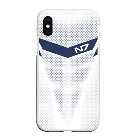 Чехол для iPhone XS Max матовый с принтом Mass Effect N7 в городе Новоалтайск, Силикон | Область печати: задняя сторона чехла, без боковых панелей | andromed | effect | n7 | альянс | ефект | игра | компьютерная | мас | масс | н7 | онлайн | программа | профессиональный военный код | сокрушитель n7 | фурия n7