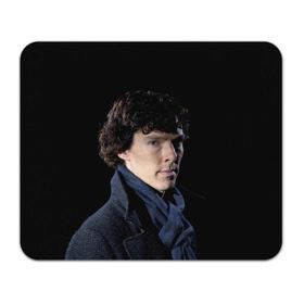 Коврик для мышки прямоугольный с принтом Sherlock в городе Новоалтайск, натуральный каучук | размер 230 х 185 мм; запечатка лицевой стороны | benedict | cumberbatch | sherlock | бенедикт | камбербатч | шерлок