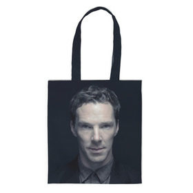 Сумка 3D повседневная с принтом Cumberbatch в городе Новоалтайск, 100% полиэстер | Плотность: 200 г/м2; Размер: 34×35 см; Высота лямок: 30 см | benedict | cumberbatch | sherlock | бенедикт | камбербатч | шерлок