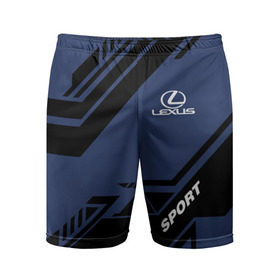 Мужские шорты 3D спортивные с принтом LEXUS SPORT в городе Новоалтайск,  |  | auto | lexus | sport | авто | автомобиль | автомобильные | бренд | лексус | марка | машины | спорт
