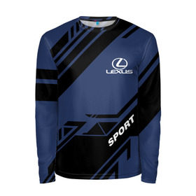 Мужской лонгслив 3D с принтом LEXUS SPORT в городе Новоалтайск, 100% полиэстер | длинные рукава, круглый вырез горловины, полуприлегающий силуэт | auto | lexus | sport | авто | автомобиль | автомобильные | бренд | лексус | марка | машины | спорт