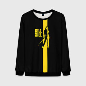 Мужской свитшот 3D с принтом Kill Bill в городе Новоалтайск, 100% полиэстер с мягким внутренним слоем | круглый вырез горловины, мягкая резинка на манжетах и поясе, свободная посадка по фигуре | тарантино | ума турман
