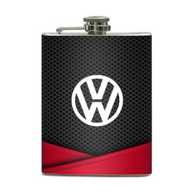 Фляга с принтом VOLKSWAGEN в городе Новоалтайск, металлический корпус | емкость 0,22 л, размер 125 х 94 мм. Виниловая наклейка запечатывается полностью | auto | automobile | car | carbon | machine | motor | motor car | sport car | volkswagen | автомашина | бренд | легковой автомобиль | марка | спортивный автомобиль | тачка