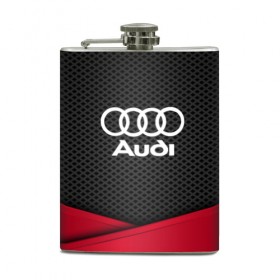 Фляга с принтом AUDI в городе Новоалтайск, металлический корпус | емкость 0,22 л, размер 125 х 94 мм. Виниловая наклейка запечатывается полностью | audi | auto | automobile | car | carbon | machine | motor | motor car | sport car | автомашина | ауди | бренд | легковой автомобиль | марка | спортивный автомобиль | тачка