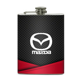 Фляга с принтом MAZDA в городе Новоалтайск, металлический корпус | емкость 0,22 л, размер 125 х 94 мм. Виниловая наклейка запечатывается полностью | auto | automobile | car | carbon | machine | mazda | motor | motor car | sport car | автомашина | бренд | легковой автомобиль | мазда | марка | спортивный автомобиль | тачка
