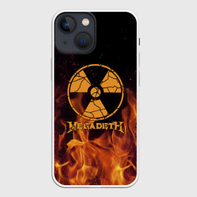 Чехол для iPhone 13 mini с принтом Megadeth в городе Новоалтайск,  |  | megadet | megadeth | группа | дирк вербурен | дэвид эллефсон | дэйв мастейн | кико лоурейро | мегадет | мегадетх | метал | рок | трэш | трэшметал | тяжелый | хард | хардрок | хеви | хевиметал