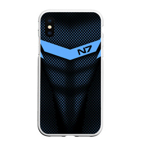 Чехол для iPhone XS Max матовый с принтом Mass Effect N7 в городе Новоалтайск, Силикон | Область печати: задняя сторона чехла, без боковых панелей | andromed | effect | n7 | альянс | ефект | игра | компьютерная | мас | масс | н7 | онлайн | программа | профессиональный военный код | сокрушитель n7 | фурия n7