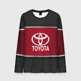 Мужской лонгслив 3D с принтом TOYOTA SPORT в городе Новоалтайск, 100% полиэстер | длинные рукава, круглый вырез горловины, полуприлегающий силуэт | auto | automobile | car | carbon | machine | motor | motor car | sport car | toyota | автомашина | бренд | легковой автомобиль | марка | спортивный автомобиль | тачка