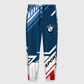 Мужские брюки 3D с принтом BMW SPORT в городе Новоалтайск, 100% полиэстер | манжеты по низу, эластичный пояс регулируется шнурком, по бокам два кармана без застежек, внутренняя часть кармана из мелкой сетки | Тематика изображения на принте: auto | bmw | motorsport | sport | авто | автомобиль | автомобильные | бмв | бренд | марка | машины | моторспорт | спорт