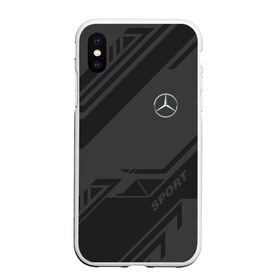 Чехол для iPhone XS Max матовый с принтом MERCEDES SPORT в городе Новоалтайск, Силикон | Область печати: задняя сторона чехла, без боковых панелей | amg | auto | mercedes | sport | авто | автомобиль | автомобильные | амг | бренд | марка | машины | мерседес | спорт