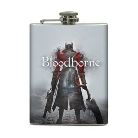 Фляга с принтом Bloodborne в городе Новоалтайск, металлический корпус | емкость 0,22 л, размер 125 х 94 мм. Виниловая наклейка запечатывается полностью | bb | fromsoftware | vicar amelia | амелия | бладборн | викарий | души | охотники | пиратs | порождение крови | руны