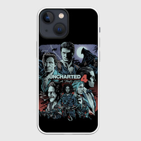 Чехол для iPhone 13 mini с принтом Uncharted 4 в городе Новоалтайск,  |  | Тематика изображения на принте: chloe | drake | elena | nathan | naughty dog | sully | анчартед | дрейк | натан | нейтан | ноти дог | пиратs | приключения | путь вора | салли | утраченное наследие