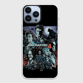 Чехол для iPhone 13 Pro Max с принтом Uncharted 4 в городе Новоалтайск,  |  | Тематика изображения на принте: chloe | drake | elena | nathan | naughty dog | sully | анчартед | дрейк | натан | нейтан | ноти дог | пиратs | приключения | путь вора | салли | утраченное наследие