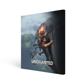 Холст квадратный Uncharted: в городе Новоалтайск, 100% ПВХ | | chloe | drake | elena | nathan | naughty dog | sully | анчартед | дрейк | натан | нейтан | ноти дог | пиратs | приключения | путь вора | салли | утраченное наследие