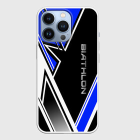 Чехол для iPhone 13 Pro с принтом Биатлон в городе Новоалтайск,  |  | biathlon | sport | беатлон | беотлон | биатлон | биотлон | борьба | винтовка | линии | лыжи | надпись | полосы | россии | россия | рф | сборная | символ | состязание | спорт | стрельба | флаг
