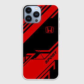 Чехол для iPhone 13 Pro Max с принтом HONDA SPORT в городе Новоалтайск,  |  | Тематика изображения на принте: auto | honda | sport | авто | автомобиль | автомобильные | бренд | марка | машины | спорт | хонда