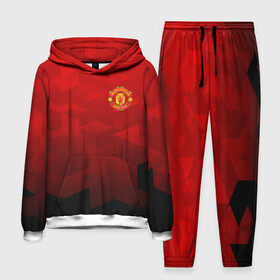 Мужской костюм 3D (с толстовкой) с принтом F.C.M.U SPORT в городе Новоалтайск,  |  | Тематика изображения на принте: fc | football | football club | manchester united | sport | манчестер юнайтед | спорт | спортивные | униформа | фирменные цвета | фк | футбол | футбольный клуб