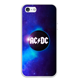 Чехол для iPhone 5/5S матовый с принтом ACDC в городе Новоалтайск, Силикон | Область печати: задняя сторона чехла, без боковых панелей | ac dc | acdc | acdc ас дс | асдс | метал | молния | музыка | музыканты | певцы