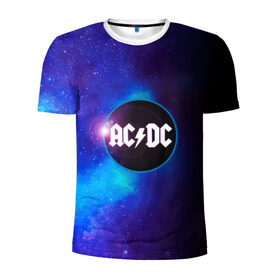 Мужская футболка 3D спортивная с принтом ACDC в городе Новоалтайск, 100% полиэстер с улучшенными характеристиками | приталенный силуэт, круглая горловина, широкие плечи, сужается к линии бедра | ac dc | acdc | acdc ас дс | асдс | метал | молния | музыка | музыканты | певцы