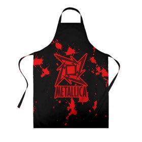 Фартук 3D с принтом Metallica в городе Новоалтайск, 100% полиэстер | общий размер — 65 х 85 см, ширина нагрудника — 26 см, горловина — 53 см, длина завязок — 54 см, общий обхват в поясе — 173 см. Принт на завязках и на горловине наносится с двух сторон, на основной части фартука — только с внешней стороны | m | metallica | группа | джеймс хэтфилд | кирк хэмметт | ларс ульрих | метал | металика | металлика | миталика | музыка | роберт трухильо | рок | трэш | трэшметал | хард | хардрок | хеви | хевиметал