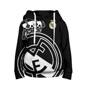 Детская толстовка 3D с принтом Real Madrid Exclusive в городе Новоалтайск, 100% полиэстер | двухслойный капюшон со шнурком для регулировки, мягкие манжеты на рукавах и по низу толстовки, спереди карман-кенгуру с мягким внутренним слоем | 2019 | мадрид | реал | форма | эксклюзив