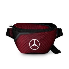 Поясная сумка 3D с принтом MERCEDES-BENZ SPORT в городе Новоалтайск, 100% полиэстер | плотная ткань, ремень с регулируемой длиной, внутри несколько карманов для мелочей, основное отделение и карман с обратной стороны сумки застегиваются на молнию | Тематика изображения на принте: auto | automobile | car | carbon | machine | mercedes | mercedes benz | motor | motor car | sport car | автомашина | бренд | легковой автомобиль | марка | мерседес | спортивный автомобиль | тачка