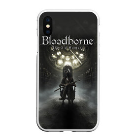 Чехол для iPhone XS Max матовый с принтом Bloodborne в городе Новоалтайск, Силикон | Область печати: задняя сторона чехла, без боковых панелей | bb | bloodborne | bloodbourne | fromsoftware | vicar amelia | амелия | бб | блад | бладборн | викарий | души | охотники | пиратs | порождение крови | руны