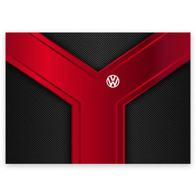 Поздравительная открытка с принтом volkswagen sport в городе Новоалтайск, 100% бумага | плотность бумаги 280 г/м2, матовая, на обратной стороне линовка и место для марки
 | Тематика изображения на принте: auto | automobile | car | carbon | machine | motor | motor car | sport car | volkswagen | автомашина | бренд | легковой автомобиль | марка | спортивный автомобиль | тачка