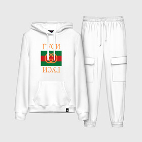 Женский костюм хлопок (с толстовкой) с принтом Гуси в городе Новоалтайск,  |  | 