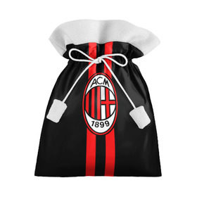Подарочный 3D мешок с принтом AC Milan FC в городе Новоалтайск, 100% полиэстер | Размер: 29*39 см | Тематика изображения на принте: football | italia | logo | milan | sport | италия | лого | милан | спорт | фк | футбол | футбольный клуб