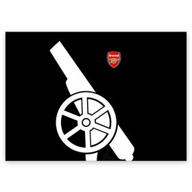Поздравительная открытка с принтом Arsenal Exclusive в городе Новоалтайск, 100% бумага | плотность бумаги 280 г/м2, матовая, на обратной стороне линовка и место для марки
 | 2019 | arsenal | exclusive | арсенал | форма | эксклюзив